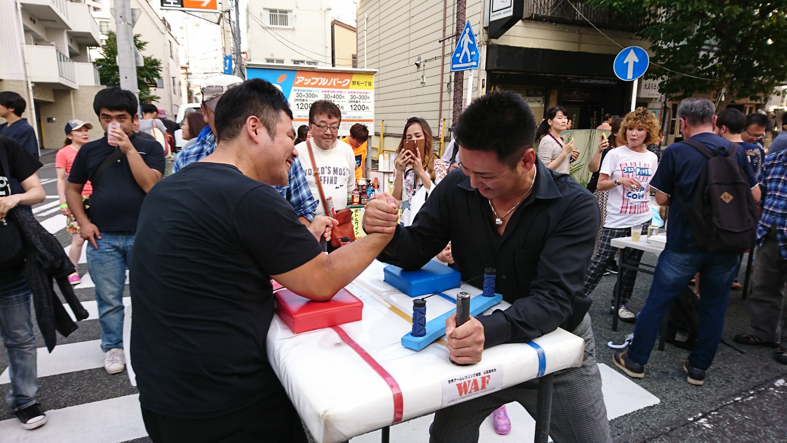 神奈川アームレスリングイベント体験ブース
